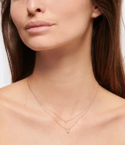 VANRYCKE Collier Abécédaire Or Rose -COLLIERS Shop vanry look20221117 57