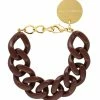 VANESSA BARONI Bracelet Flat Marron