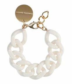 VANESSA BARONI Bracelet Flat Off White