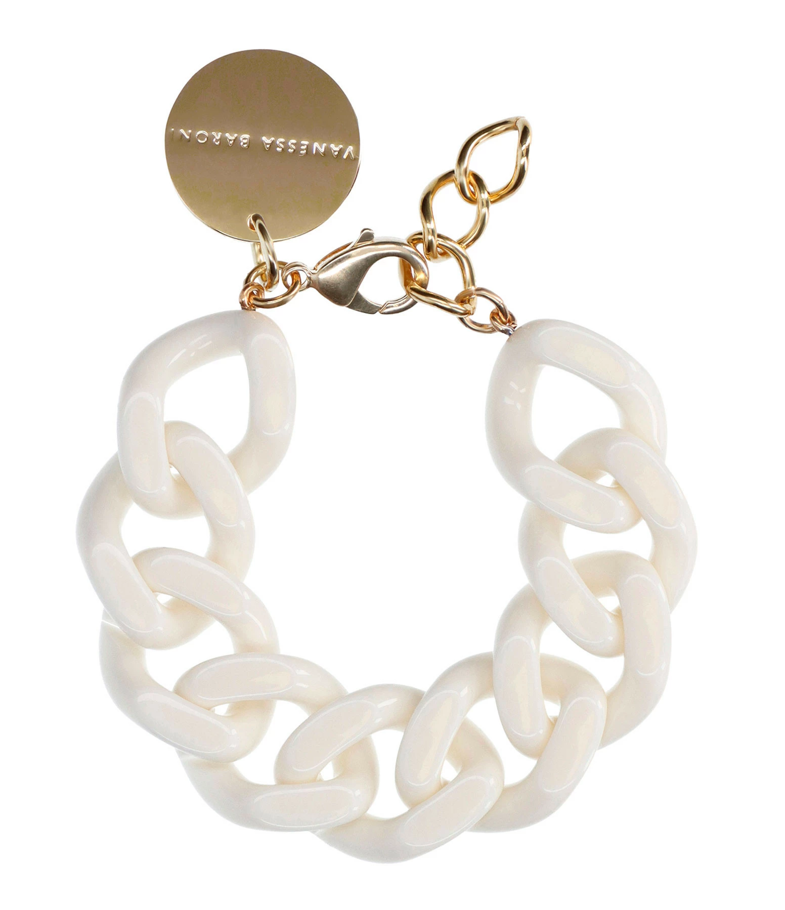 VANESSA BARONI Bracelet Flat Off White 1 VANESSA BARONI Bracelet Flat Off White