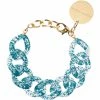 VANESSA BARONI Bracelet Flat Blue Glitter