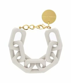 VANESSA BARONI Bracelet Squared Gris Clair