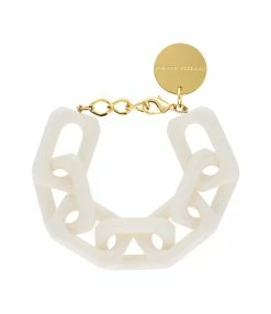 VANESSA BARONI Bracelet Squared Blanc