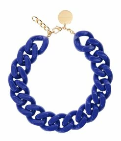 VANESSA BARONI Collier Big Flat Bleu