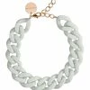 VANESSA BARONI Collier Big Flat Gris