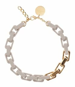 VANESSA BARONI Collier Tank Gris Mate