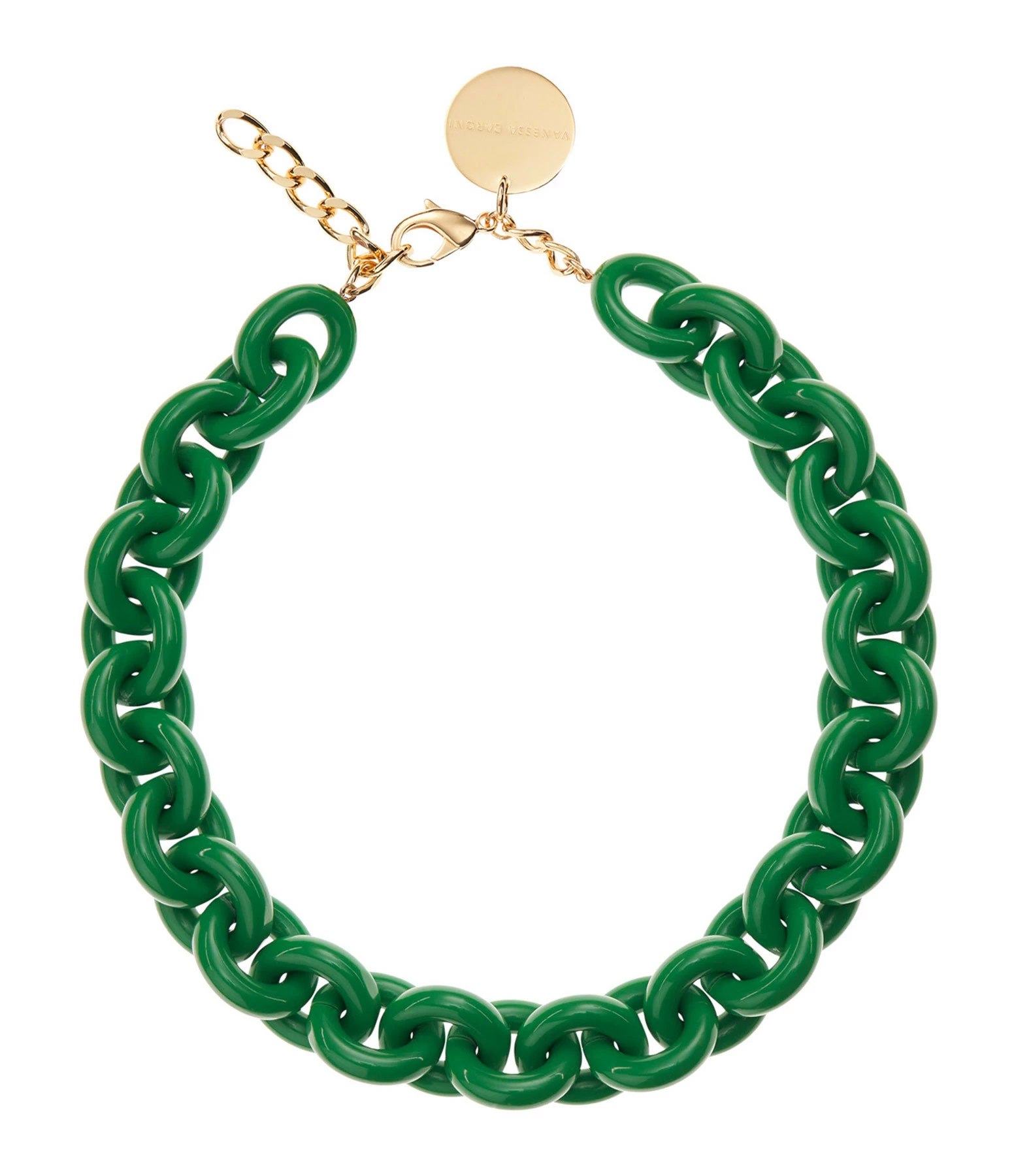VANESSA BARONI Collier Circle Vert 1 VANESSA BARONI Collier Circle Vert