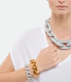 VANESSA BARONI Bracelet Flat Doré -COLLIERS Shop vbaro look20210402 70 1