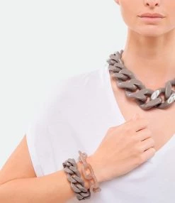 VANESSA BARONI Bracelet Great Taupe Foncé -COLLIERS Shop vbaro look20210402 95 1