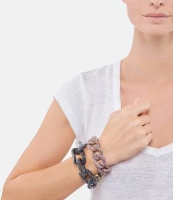 VANESSA BARONI Bracelet Squared Bleu Multicolore -COLLIERS Shop vbaro look20210916 300