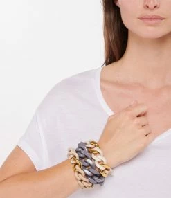 VANESSA BARONI Bracelet Great Gris Pigeon -COLLIERS Shop vbaro look20220420 200