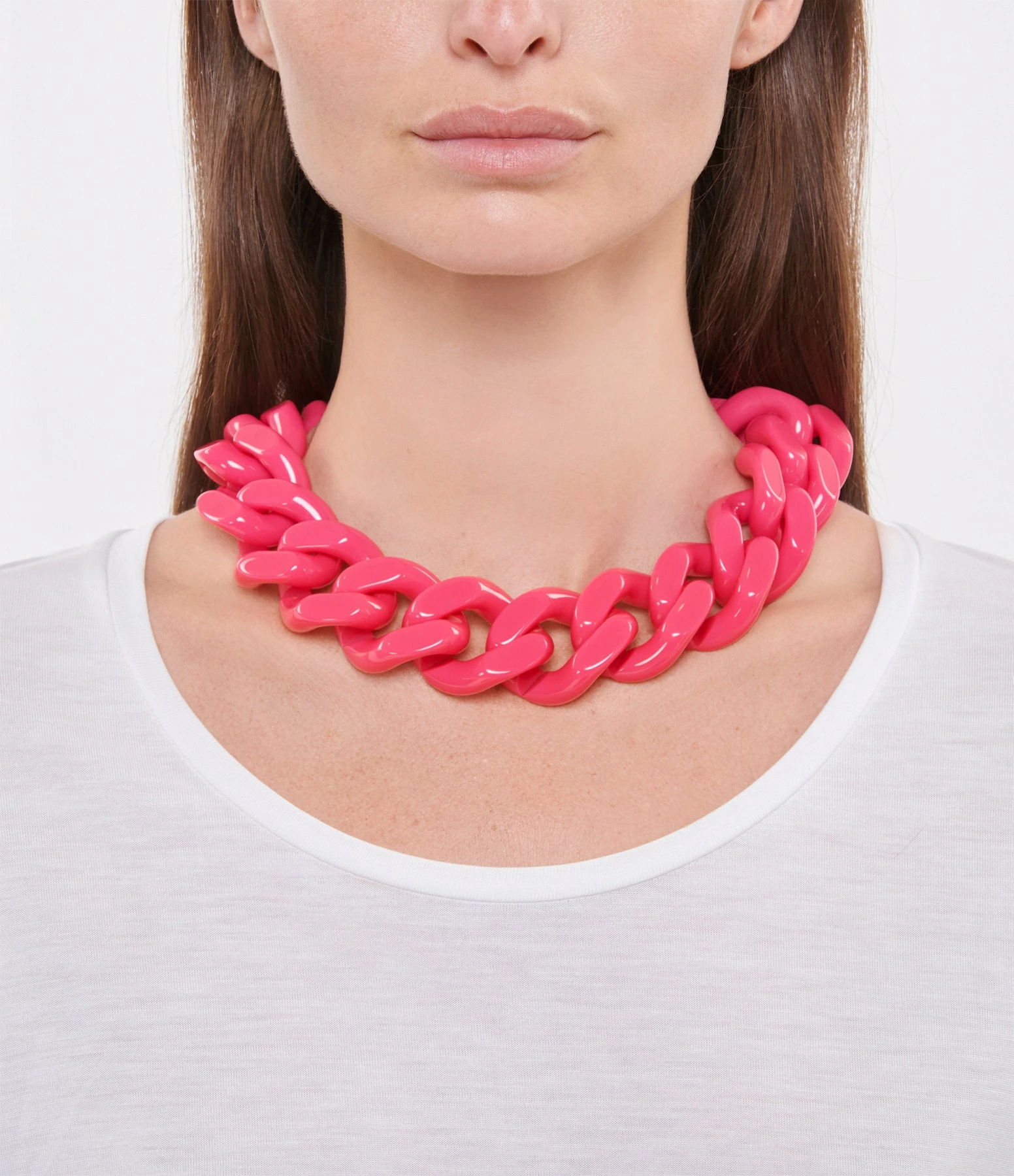 VANESSA BARONI Collier Big Flat Rose 2 VANESSA BARONI Collier Big Flat Rose – Image 2