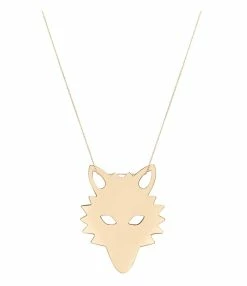 Ginette NY Collier Wolf Jumbo Or Rose